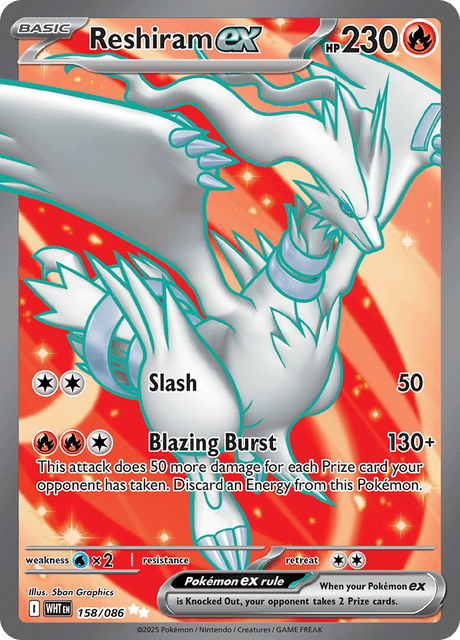 レシラムex / Reshiram ex (WHT #158)