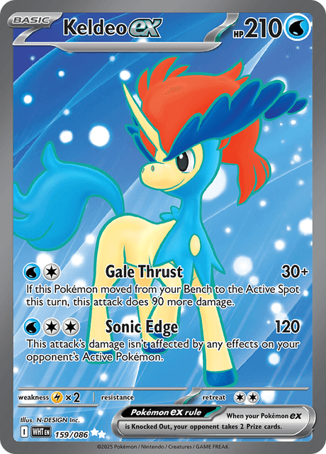 ケルディオex / Keldeo ex (WHT #159)