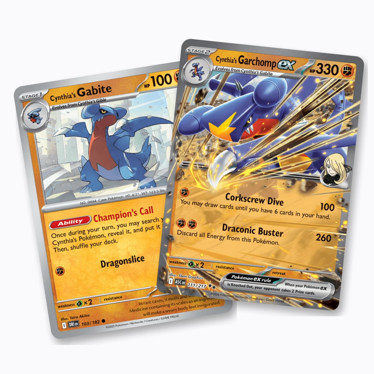 シロナのガブリアス (Cynthia's Garchomp) 構築済みデッキ